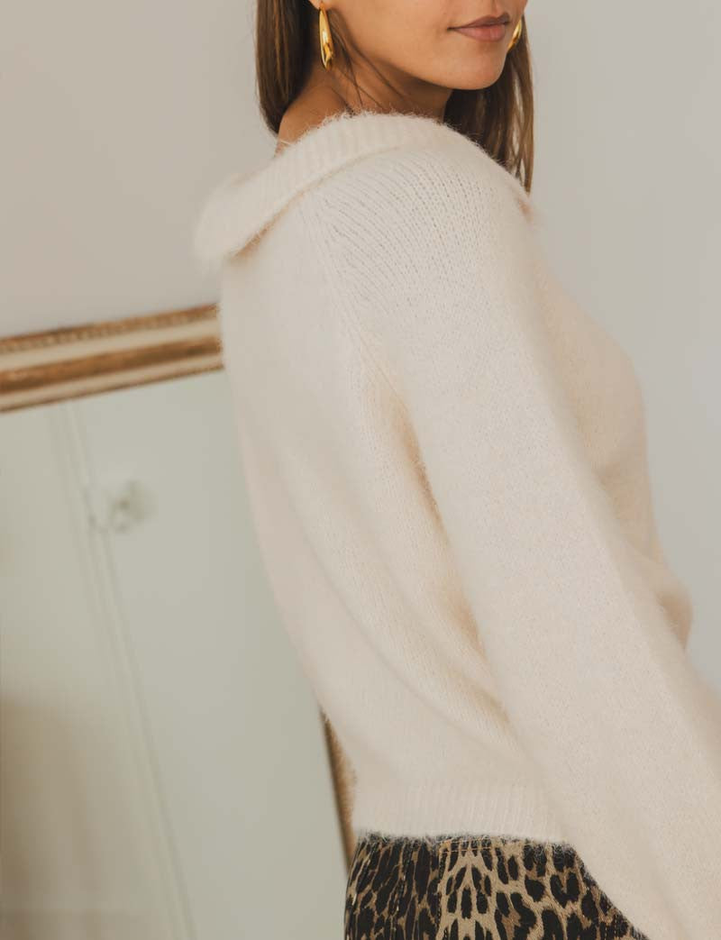 Pull écru Nessa