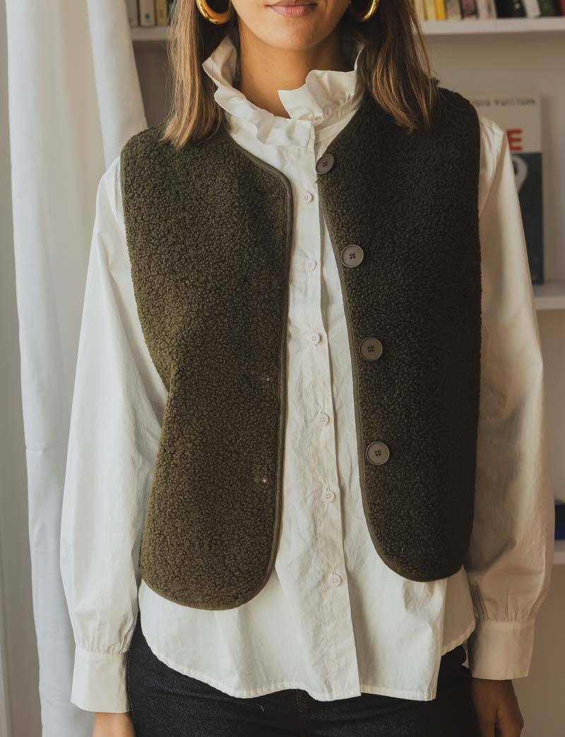 Gilet kaki Lako