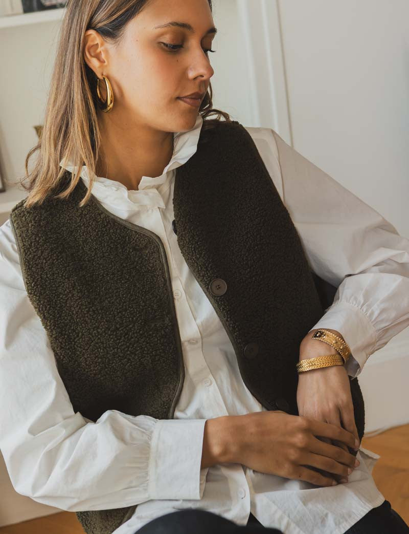Gilet kaki Lako