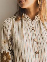 Chemise brodée Odea