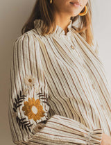 Chemise brodée Odea