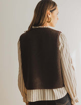 Gilet marron Lako