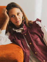 Gilet bordeaux Clova