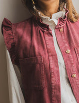 Gilet bordeaux Clova