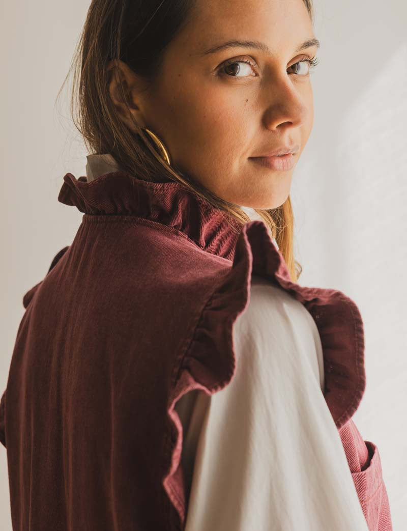 Gilet bordeaux Clova