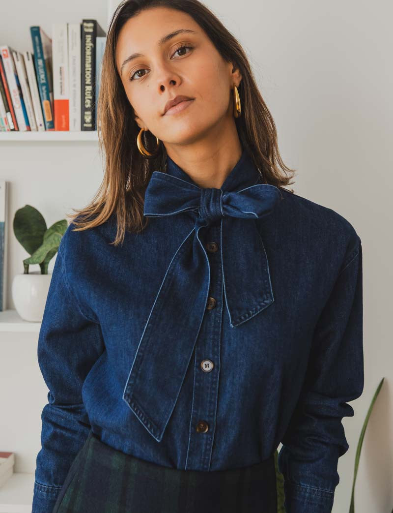 Lyra denim shirt