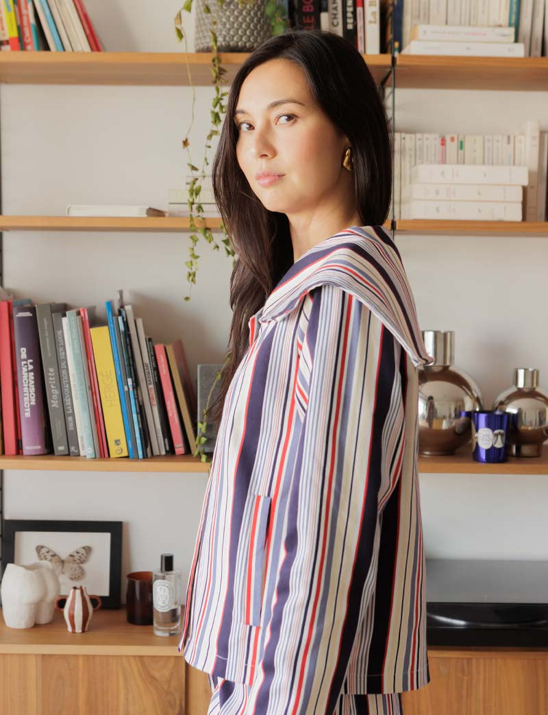 Veste à rayures Shoshi