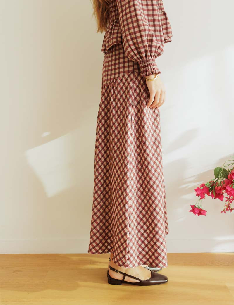 Gingham skirt Marisol