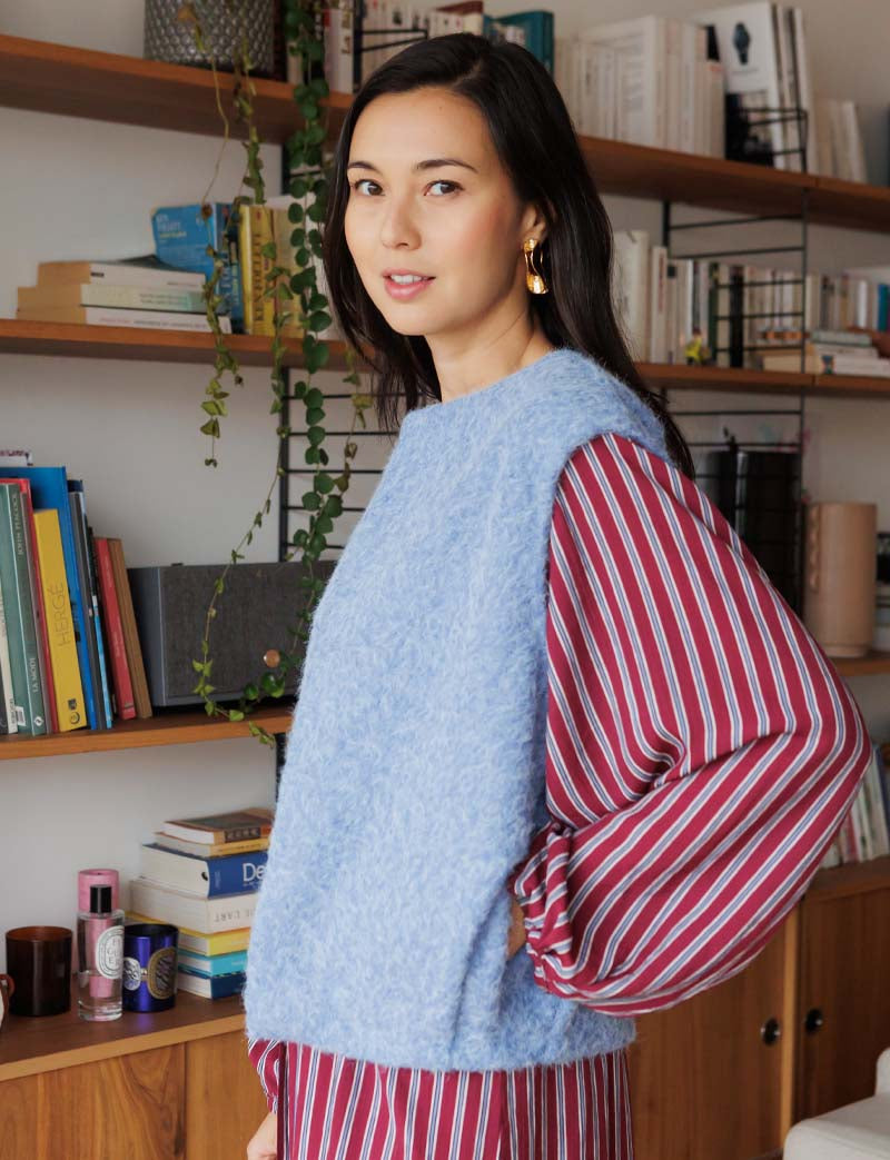Chaleco azul Peny