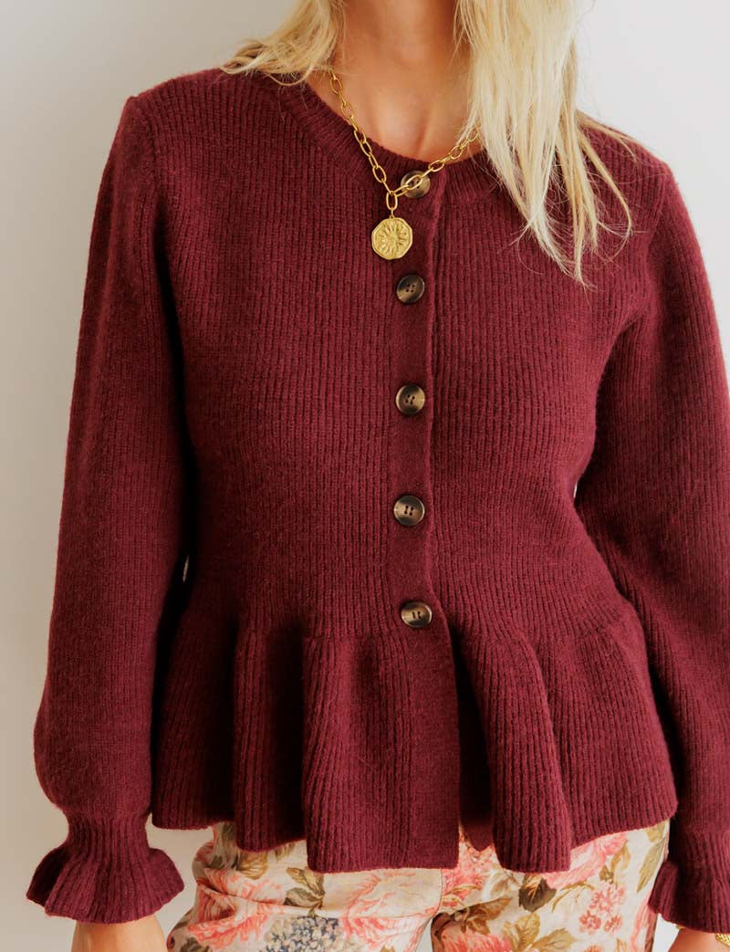 Bordeaux Edwin vest
