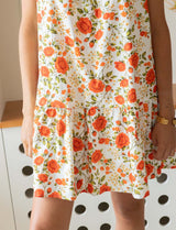 White floral Rosia dress