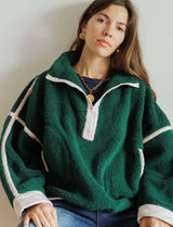 Veste verte & rose Sloan