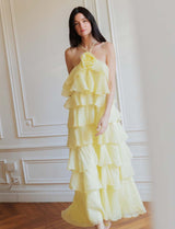 Robe jaune Flavie