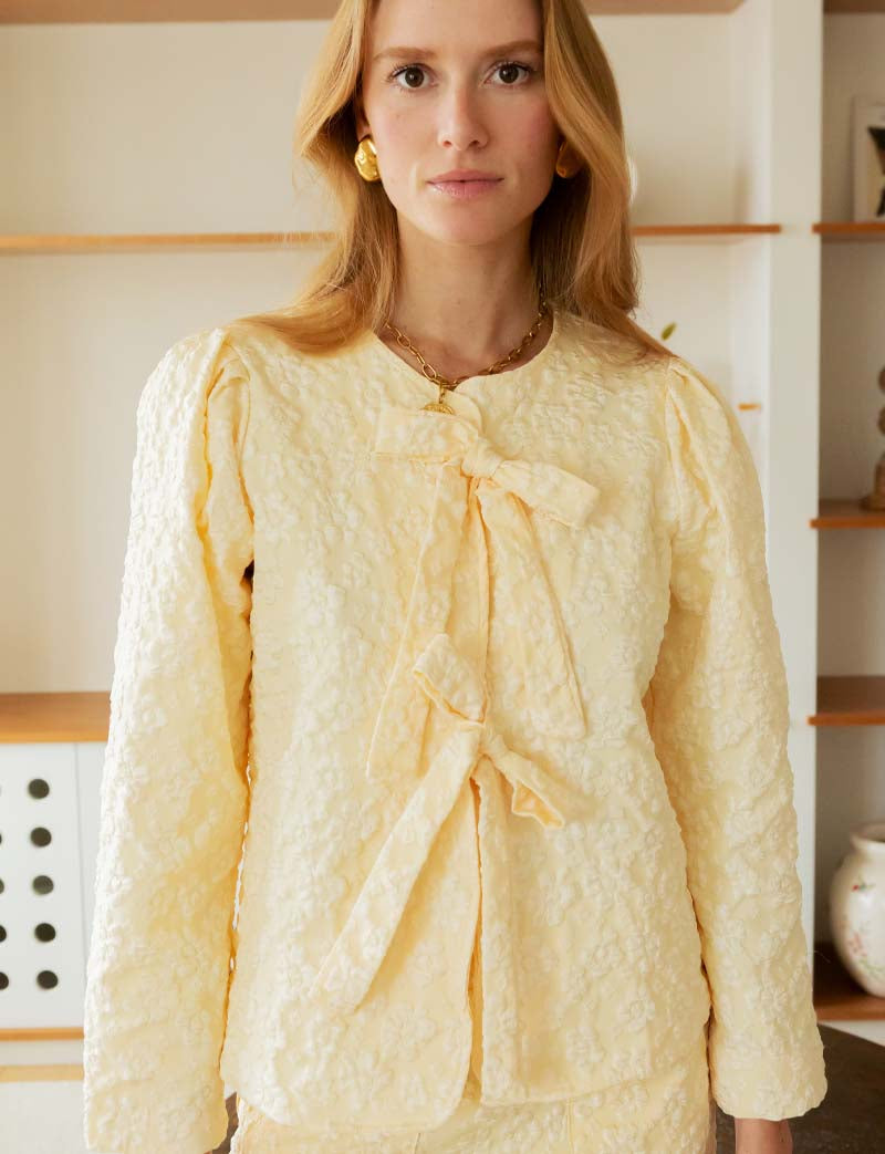Blouse jaune Giya