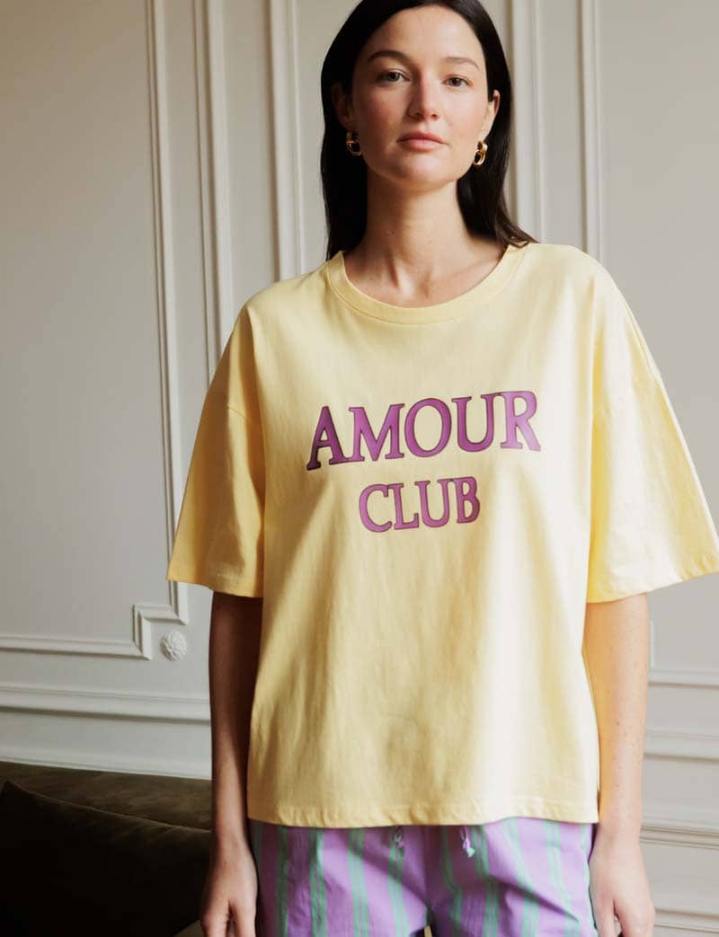 Yellow Love Club T-shirt