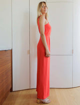 Lucie coral jumpsuit
