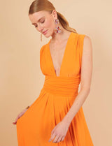 Orange Annabella multiposition dress