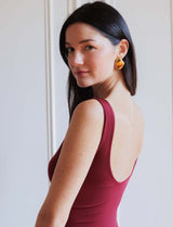 Robe bordeaux Chloé