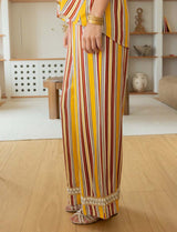 Sara multi yellow pants