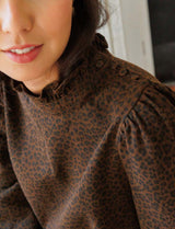 Marlene leopard-print dress