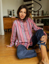 Denvy Striped Jacket