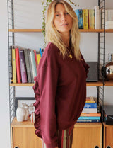 Sweat bordeaux Honoré