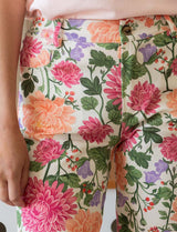 White Floral Jeans Jony
