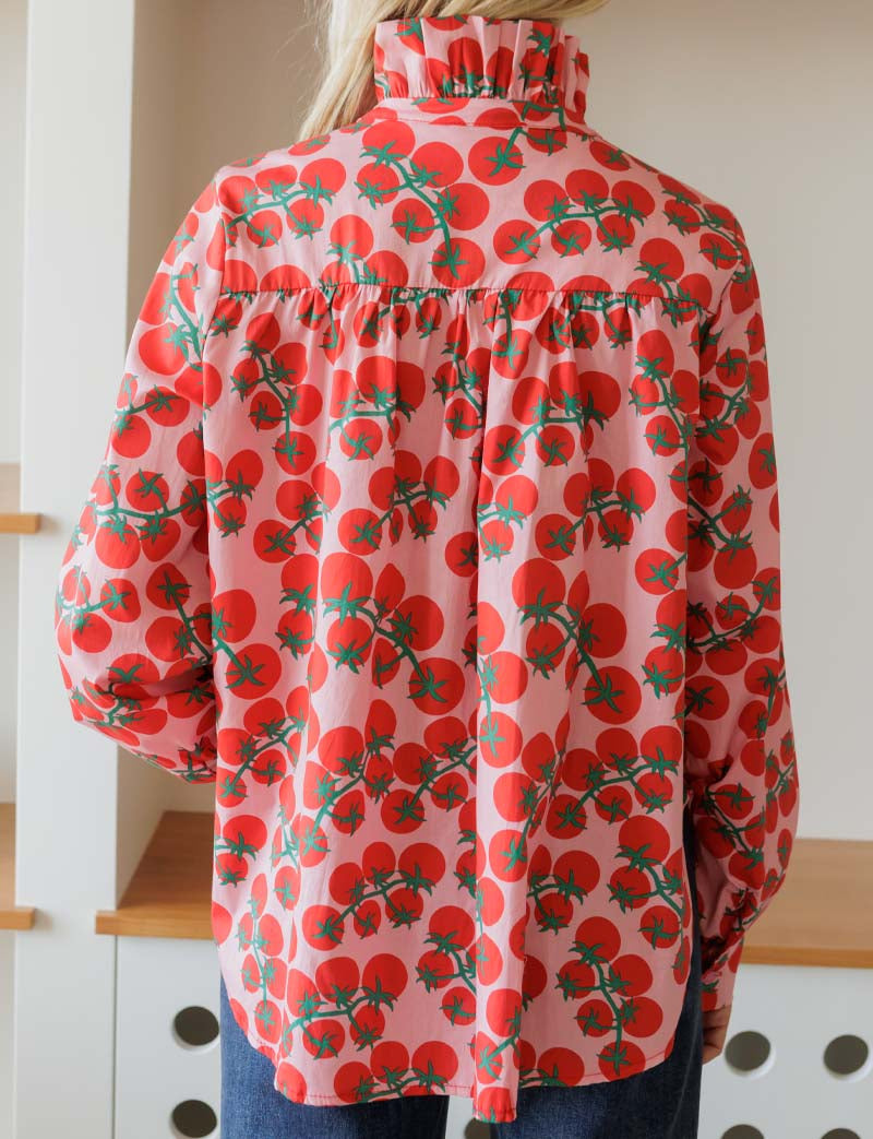 Chemise rose & Tomates Gustava