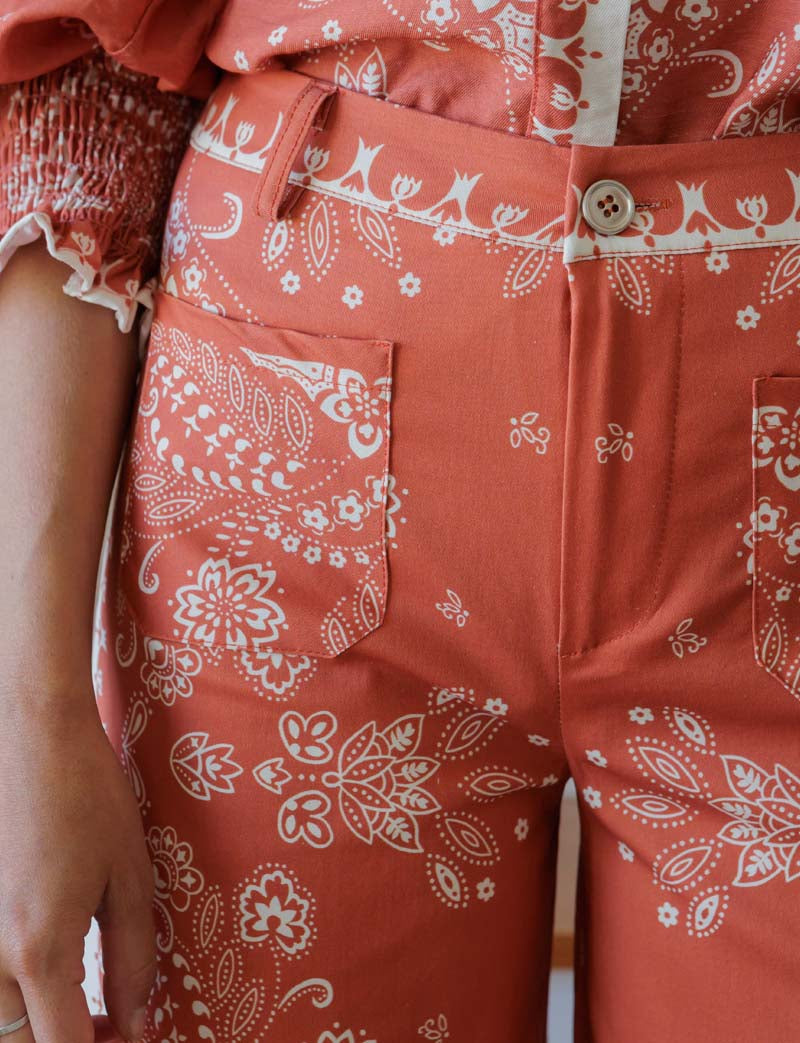 Pantalon terracotta Hunter