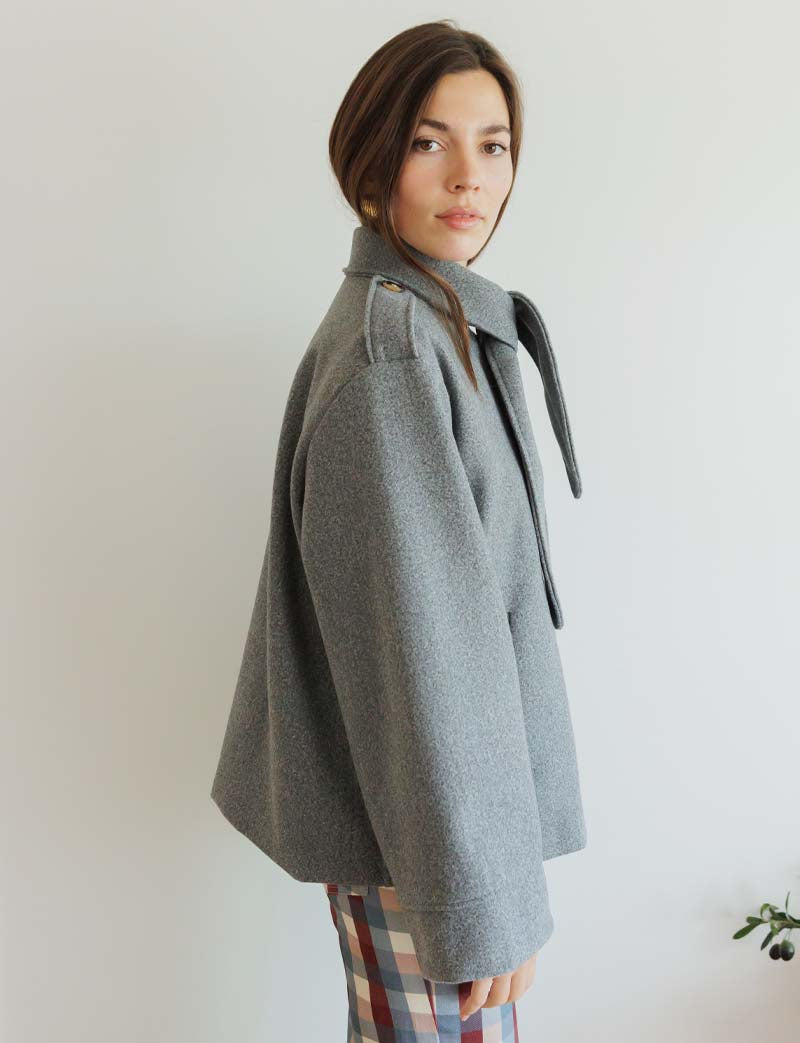 Gray coat Esteban