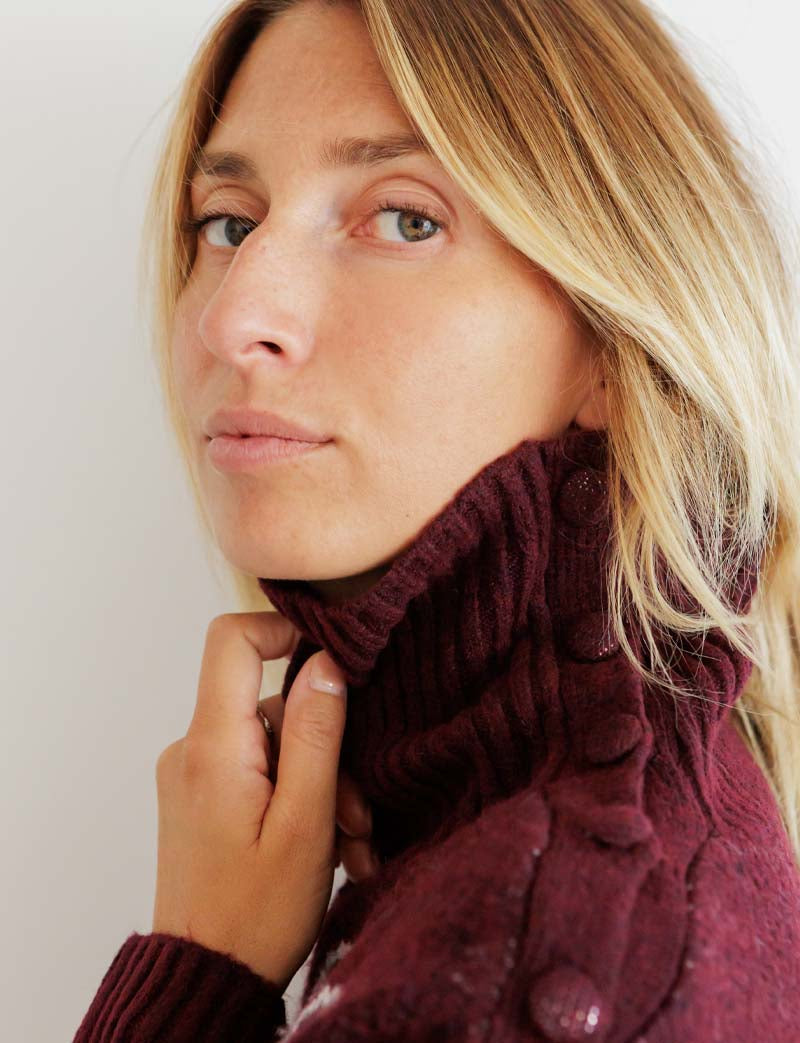 Pull bordeaux Berel