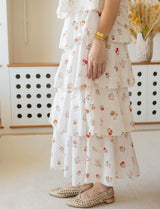Celesta floral skirt