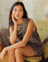 Rini leopard robe