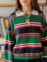 Jersey verde y azul marino Reese