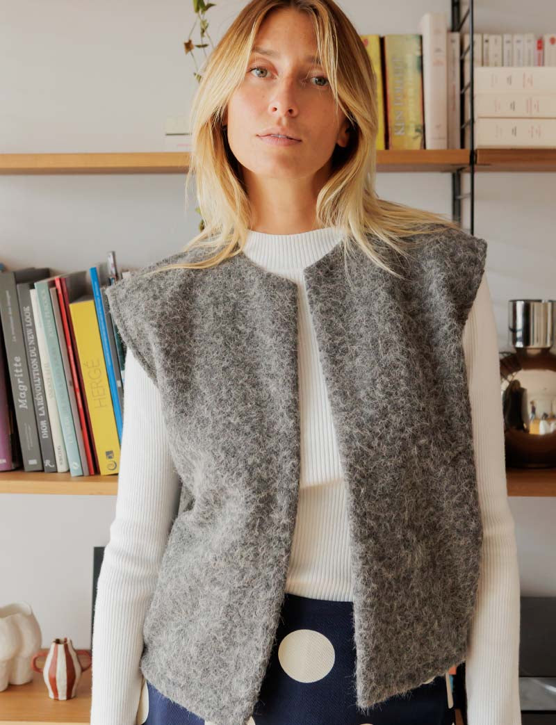 Gilet gris Peny