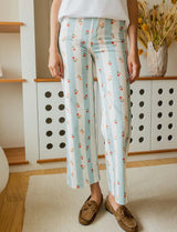 Striped & Floral Jeans Roby