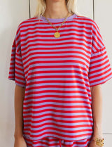 Red & Lilac Conrad T-shirt