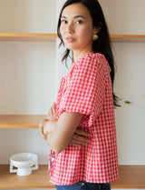 Blusa vichy roja Sofi