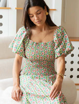 Top green floral Gael