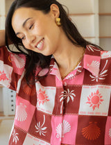 Conjunto terracota y rosa Ibiza