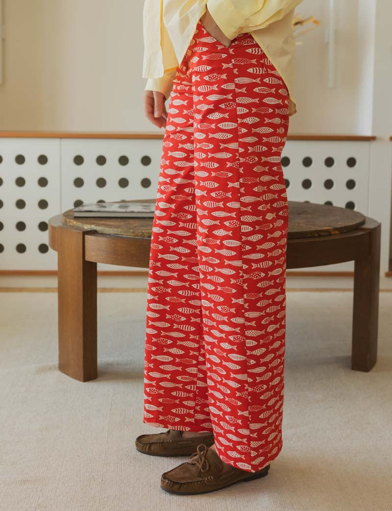 Pantalon rouge Elio