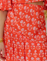 Coral skirt Luisa