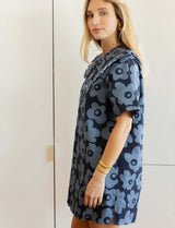 Robe bleue fleurie Kivi