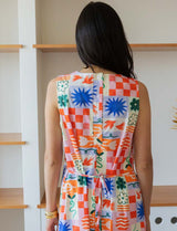 Linda mosaic robe