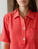 Coral Iker Robe