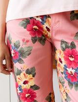 Floral Pink Jeans Jony