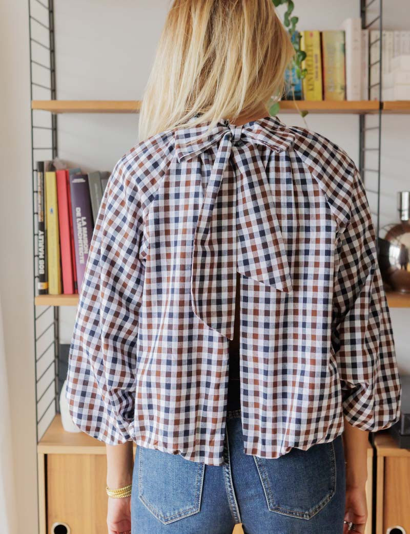 Blouse à carreaux Melia
