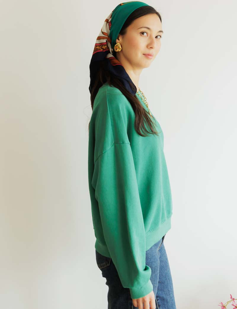 Sudadera verde Simon