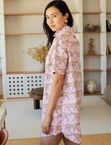 Robe rose & léopards Fati