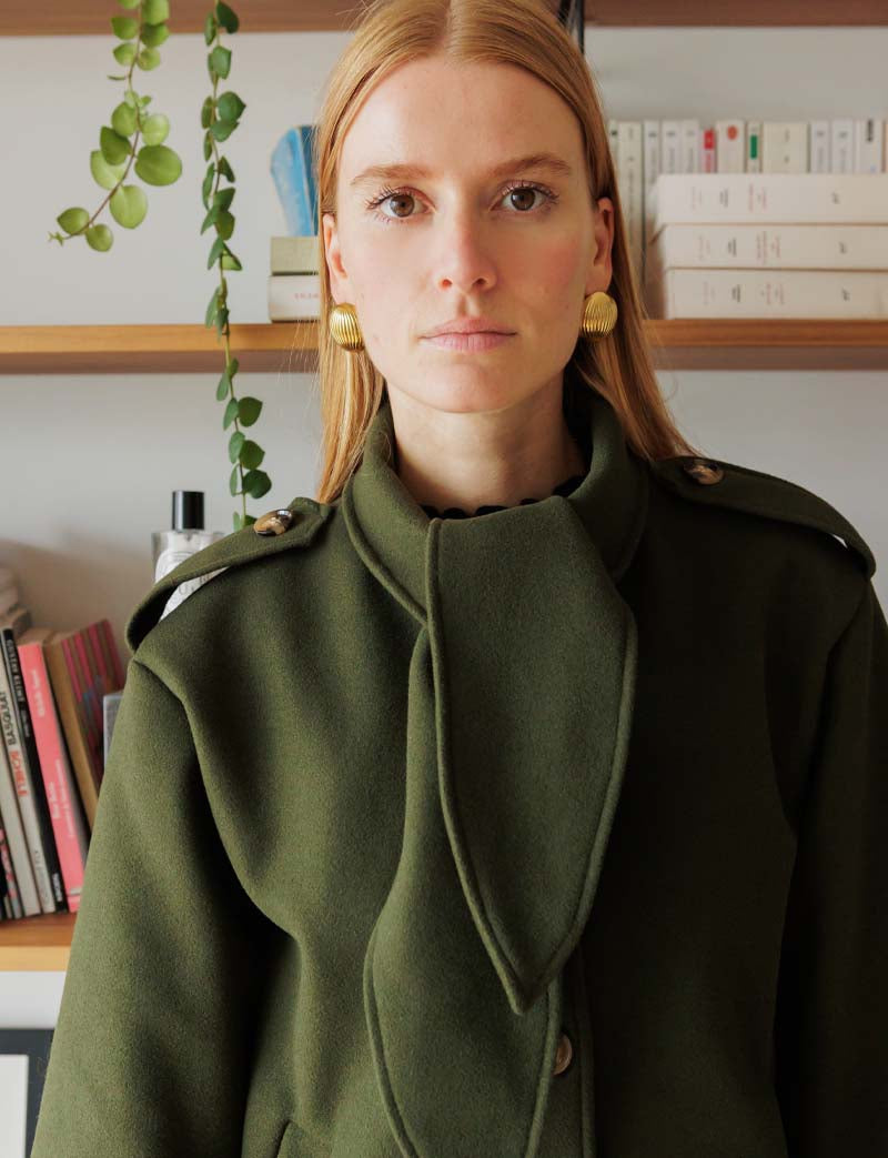 Khaki coat Esteban
